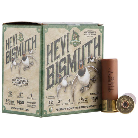 HEVI-Shot 12 Gauge HEVI-Bismuth #1 1-3/8 oz 3 in 25/Box