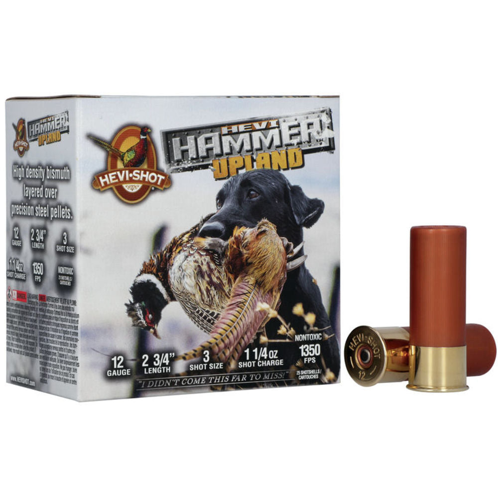 HEVI-Shot 12 Gauge HEVI-Hammer Upland #3 1-1/4 oz 2.75 in 25/Box