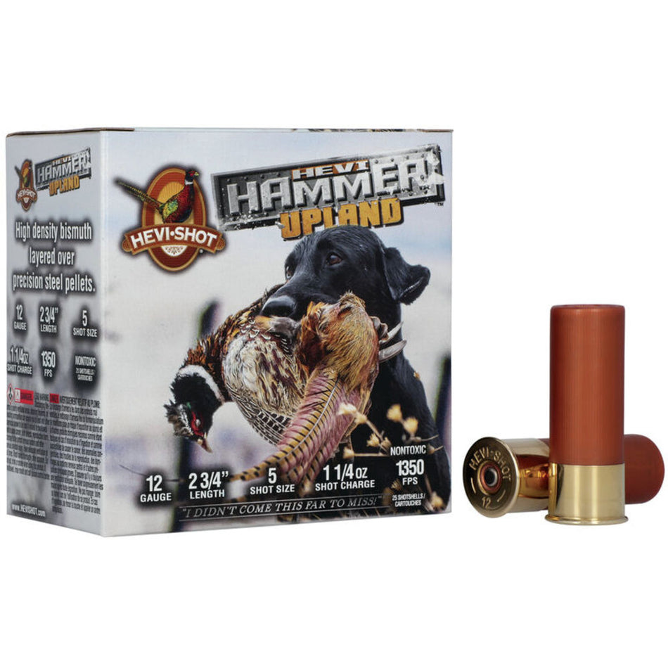 HEVI-Shot 12 Gauge HEVI-Hammer Upland #5 1-1/4 oz 2.75 in 25/Box