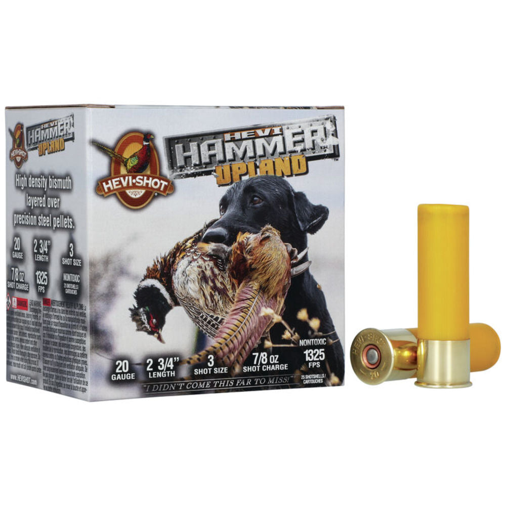 HEVI-Shot 20 Gauge HEVI-Hammer Upland #3 1 oz 2.75 in 25/Box