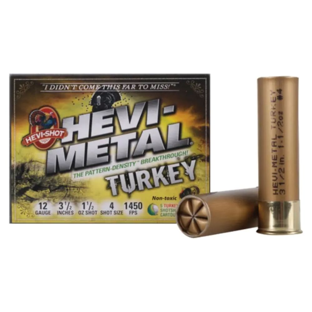 HEVI-Shot 12 Gauge HEVI-Metal Turkey #4 / 5 1-1/2 oz 3.5 in 5/Box