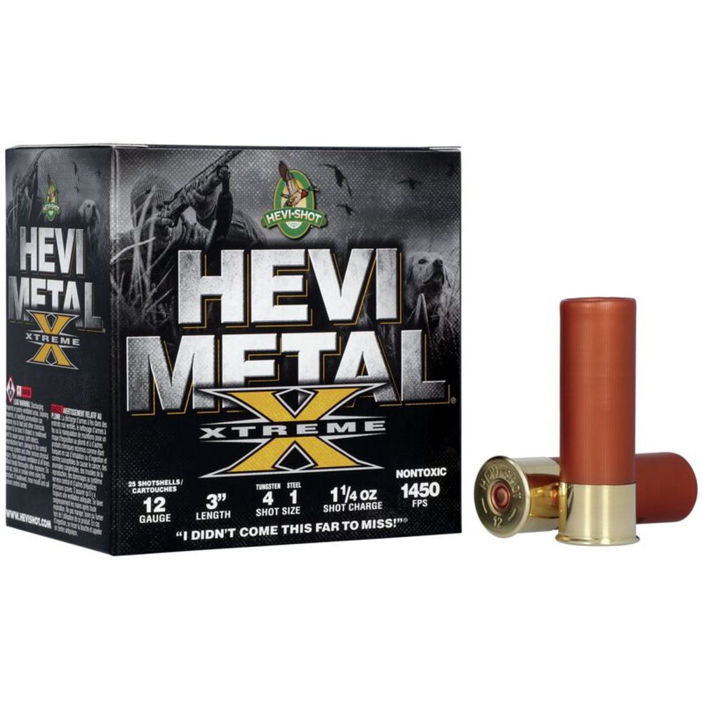 HEVI-Shot 12 Gauge HEVI-Metal Xtreme #1 / 4 1-1/4 oz 3 in 25/Box
