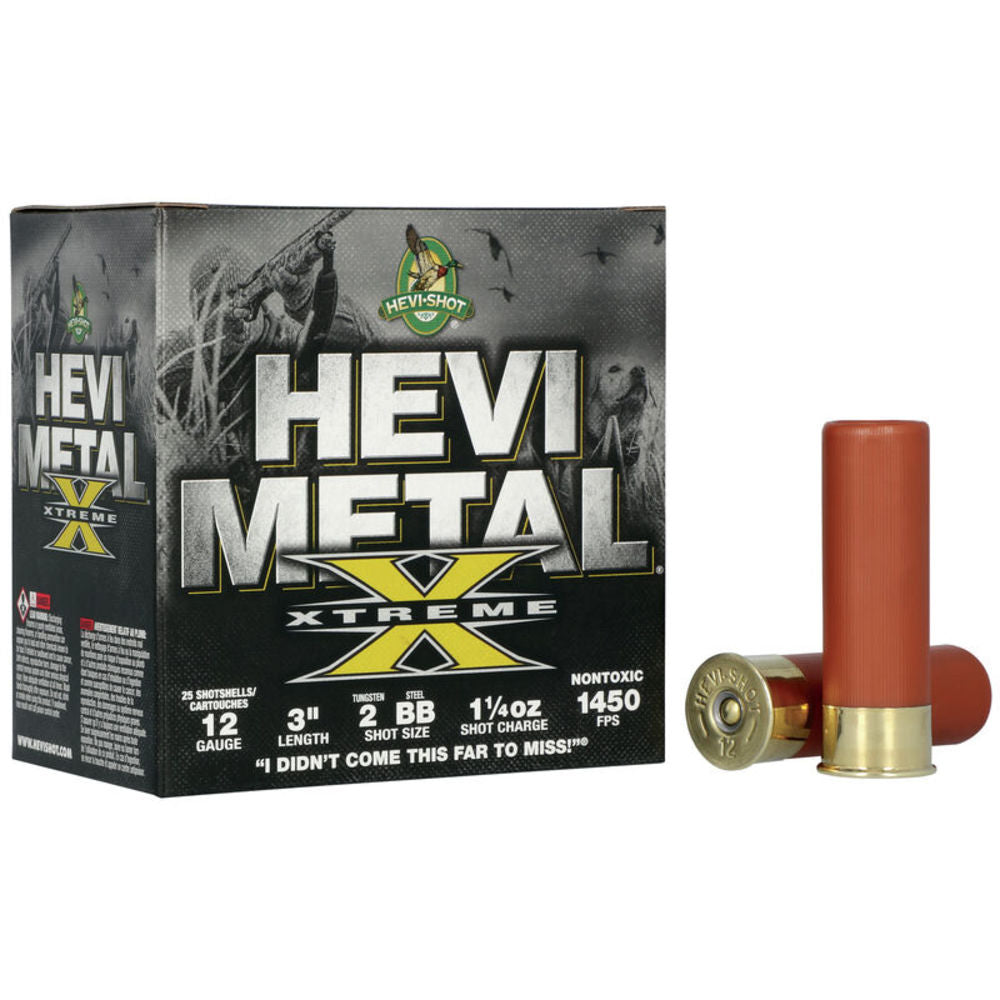 HEVI-Shot 12 Gauge HEVI-Metal Xtreme BB / 2 1-1/4 oz 3 in 25/Box