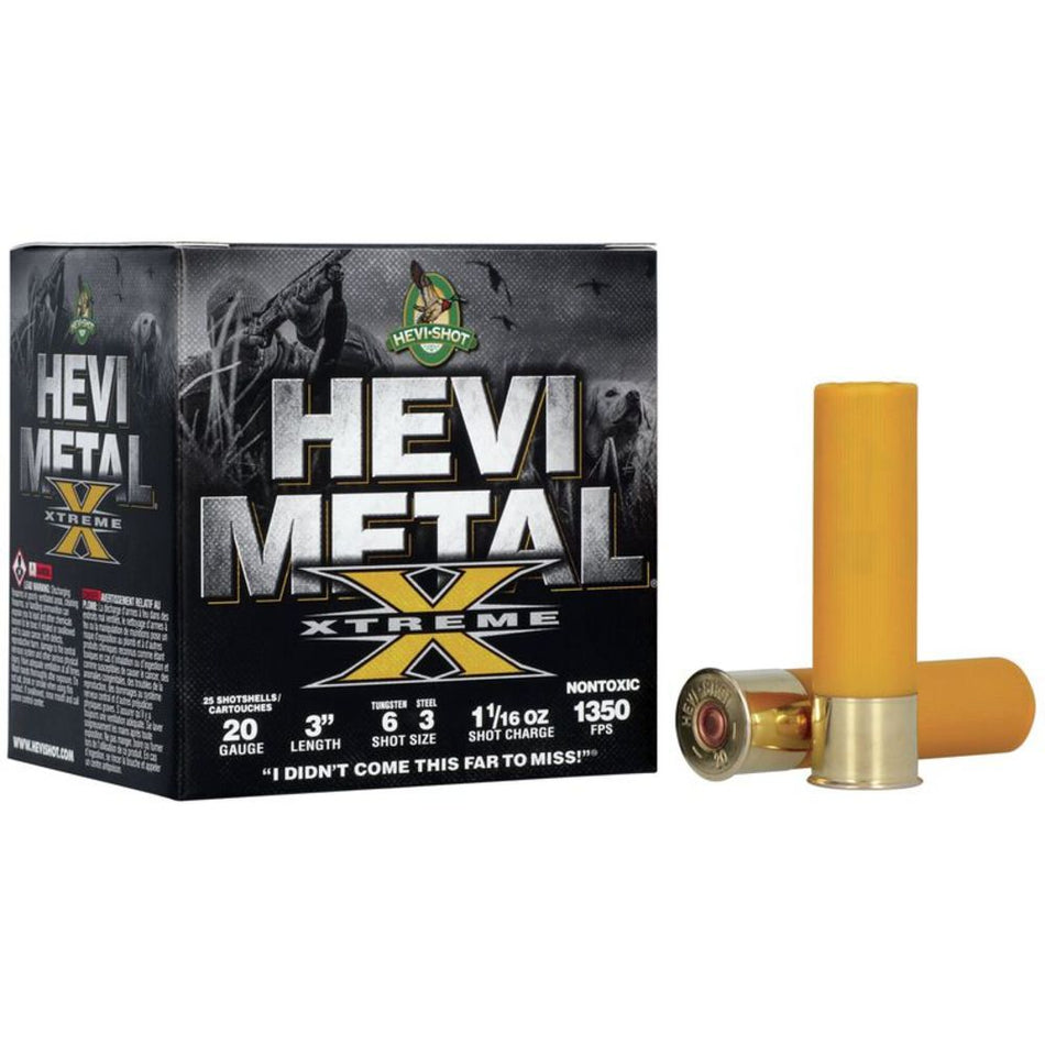 HEVI-Shot 20 Gauge HEVI-Metal Xtreme #3 / 6 1-1/16 oz 3 in 25/Box