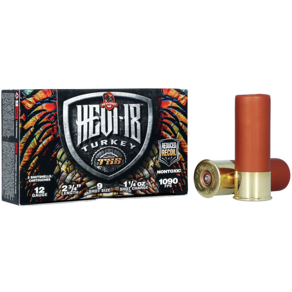 HEVI-Shot 12 Gauge HEVI-18 TSS Turkey #9 1-1/4 oz 2.75 in 5/Box