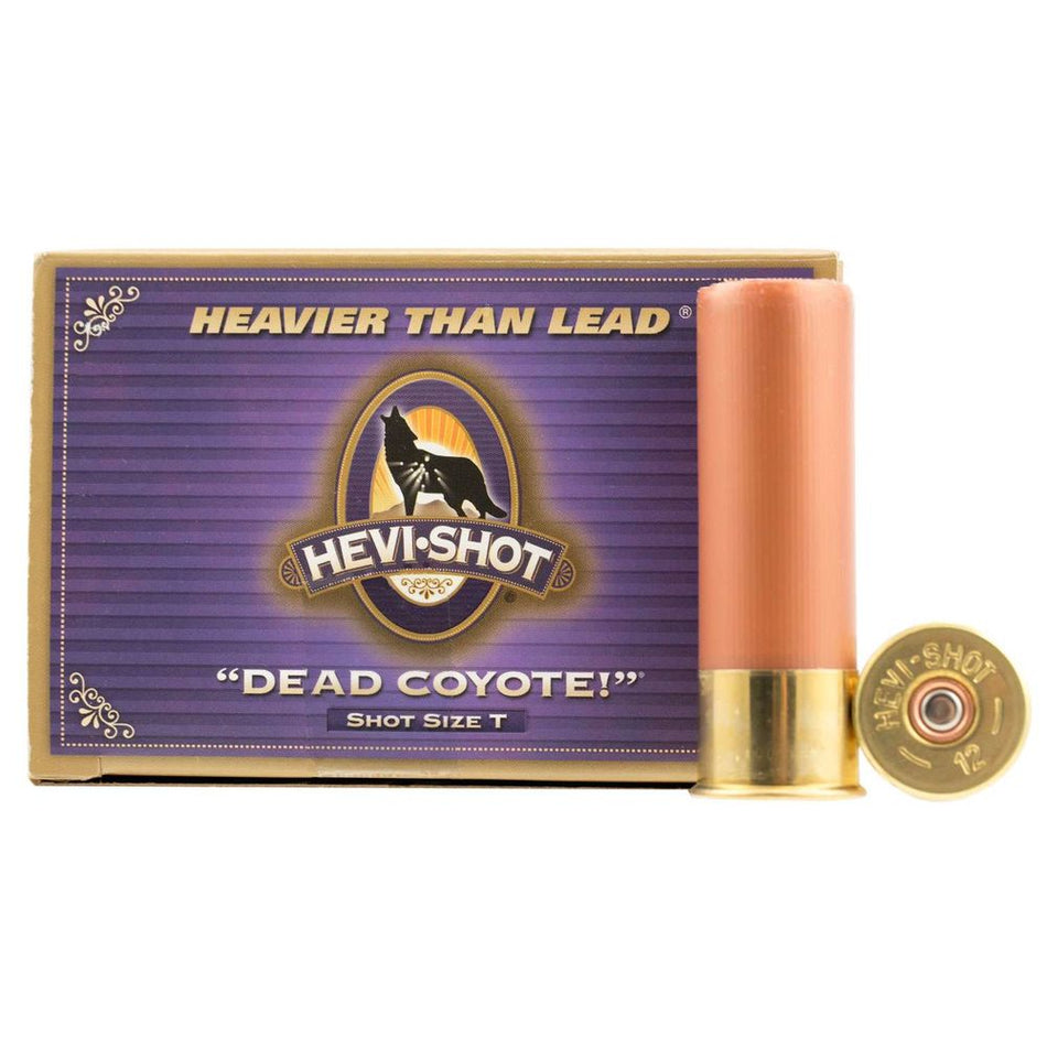 HEVI-Shot 12 Gauge Dead Coyote Varmint T 1-1/2 oz 3 in 10/Box