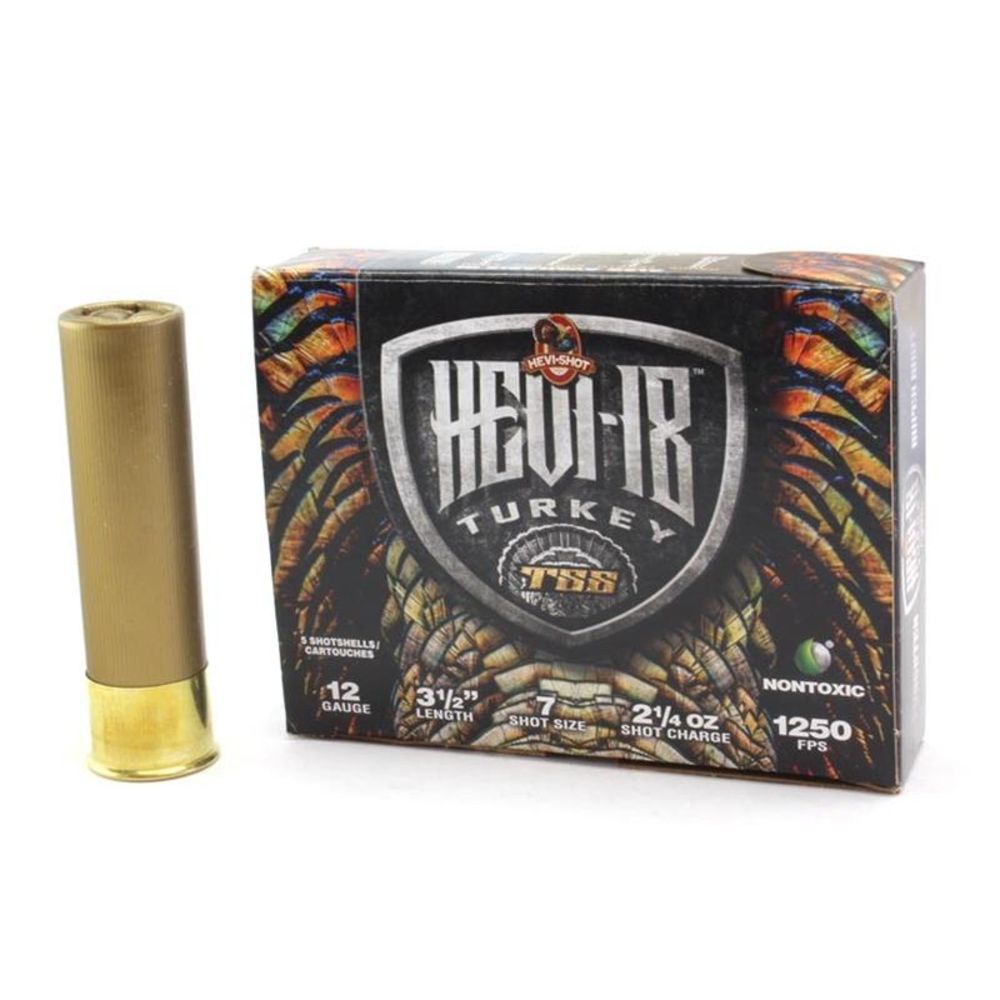 HEVI-Shot 12 Gauge HEVI-18 TSS Turkey #7 2-1/4 oz 3.5 in 5/Box