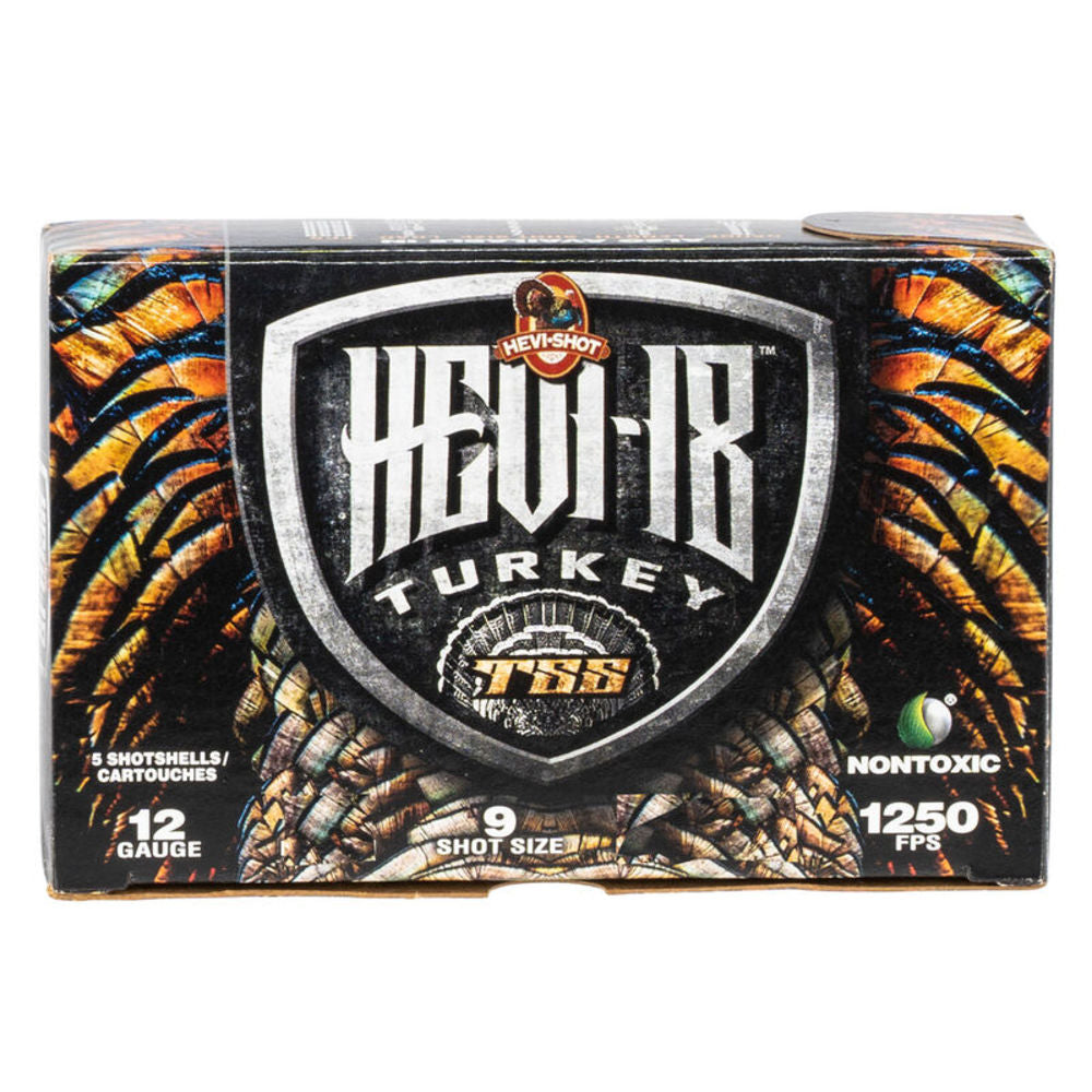HEVI-Shot 12 Gauge HEVI-18 TSS Turkey #9 2-1/4 oz 3.5 in 5/Box