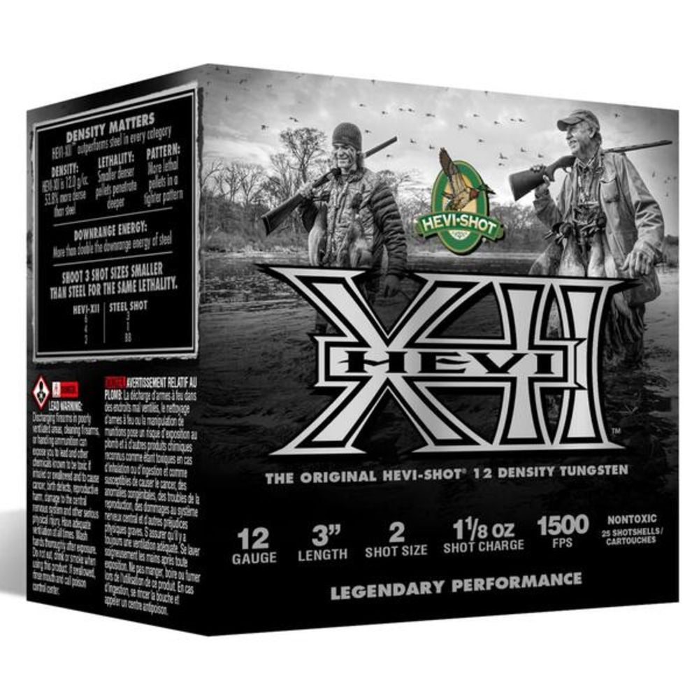 HEVI-Shot 12 Gauge HEVI-XII #2 1-1/8 oz 3 in 25/Box