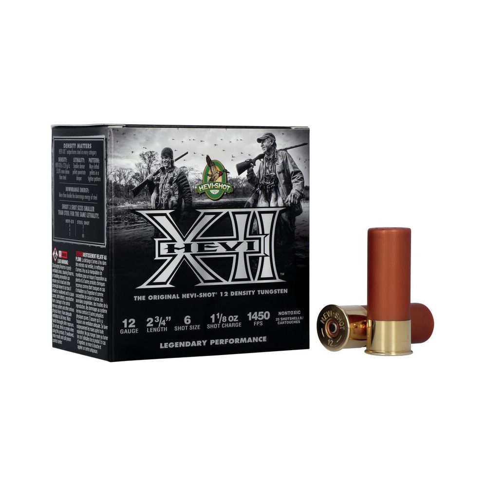 HEVI-Shot 12 Gauge HEVI-XII #6 1-1/8 oz 2.75 in 25/Box