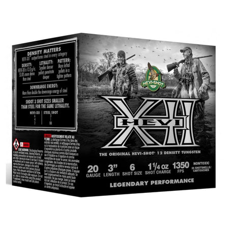 HEVI-Shot 20 Gauge HEVI-XII #6 1-1/4 oz 3 in 25/Box
