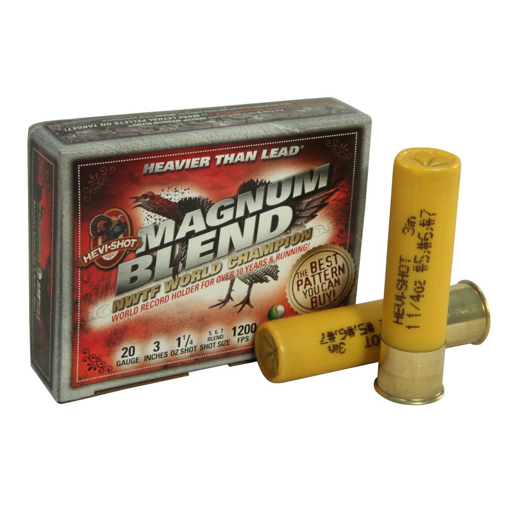 HEVI-Shot 20 Gauge Magnum Blend Turkey #5 / 6 / 7 1-1/4 oz 3 in 5/Box
