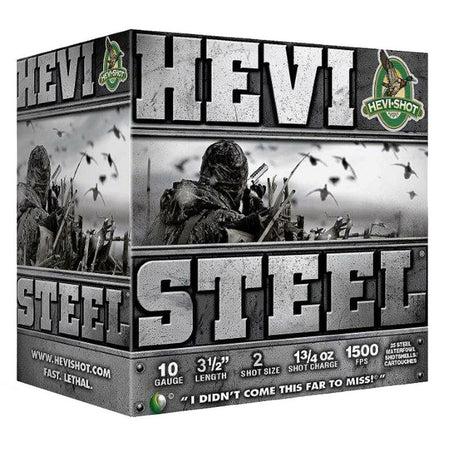 HEVI-Shot 10 Gauge HEVI-Steel #2 1-3/4 oz 3.5 in 25/Box