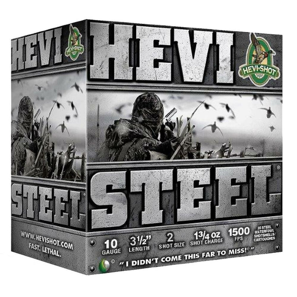 HEVI-Shot 10 Gauge HEVI-Steel #2 1-3/4 oz 3.5 in 25/Box