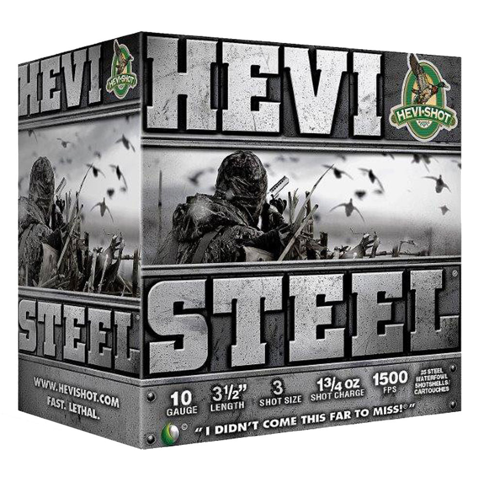 HEVI-Shot 10 Gauge HEVI-Steel #3 1-3/4 oz 3.5 in 25/Box