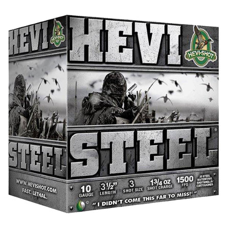 HEVI-Shot 10 Gauge HEVI-Steel #3 1-3/4 oz 3.5 in 25/Box