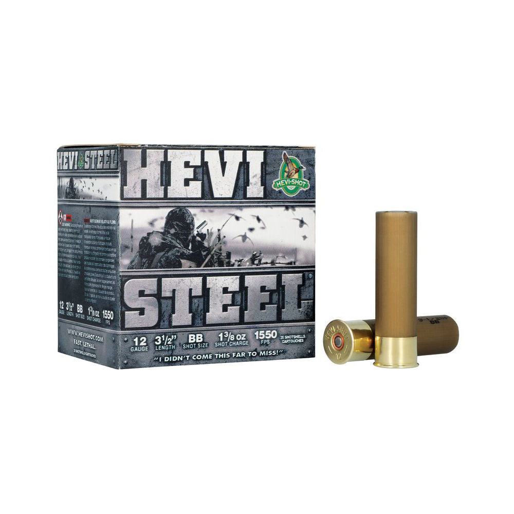 HEVI-Shot 12 Gauge HEVI-Steel BB 1-3/8 oz 3.5 in 25/Box