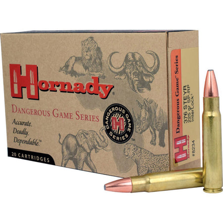Hornady .376 Steyr Dangerous Game SP 225 Grain 20/Box