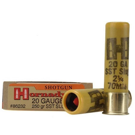 Hornady 20 Gauge FTX Shotgun Slug SST Polymer Tip Hunting Slug 9/16 oz 2.75 in 5/Box