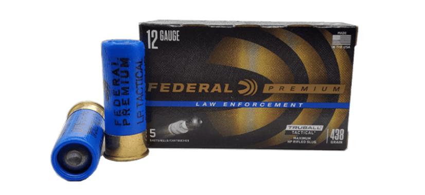 Federal Law Enforcement 12 Gauge Ammo 2-3/4" Tactical® TruBall® Rifled Slug Low Recoil - 5 ROUND BOX