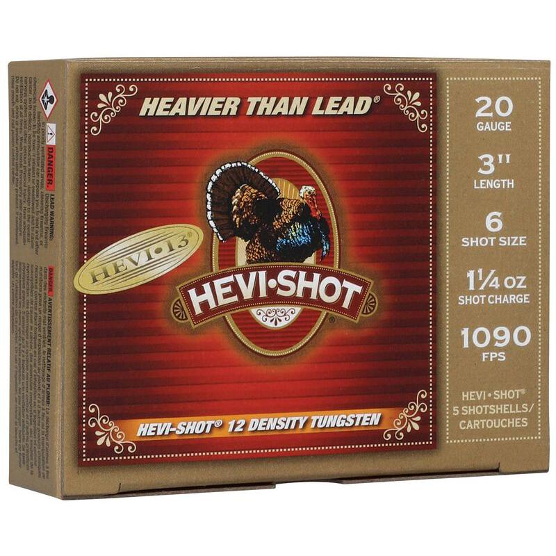 HEVI-Shot 20 Gauge HEVI 13 #6 1-1/4 oz 3 in 5/Box