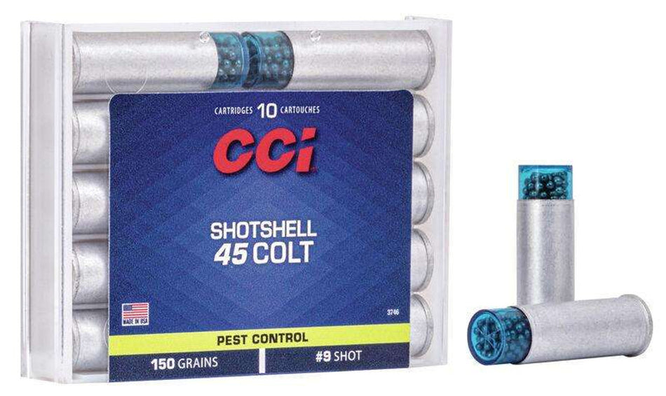 CCI .45 Long Colt Pest Control #9 Shot Shotshell 150 Grain 10/Box