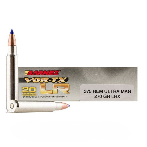 Barnes .375 RUM VOR-TX LRX Boat Tail 270 Grain 20/Box