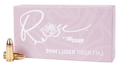Sig Sauer 9mm Luger / Parabellum Rose Full Metal Jacket 115 Grain 50/Box