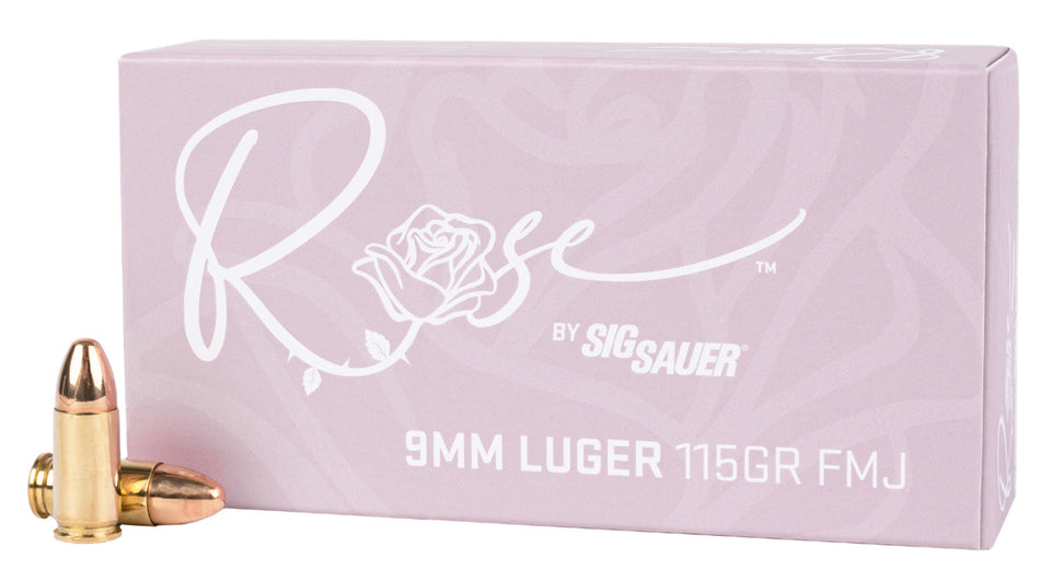 Sig Sauer 9mm Luger / Parabellum Rose Full Metal Jacket 115 Grain 50/Box