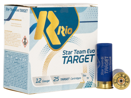 Rio Ammunition 12 Gauge Team Target #8 1-1/8 oz 2.75 in 25/Box