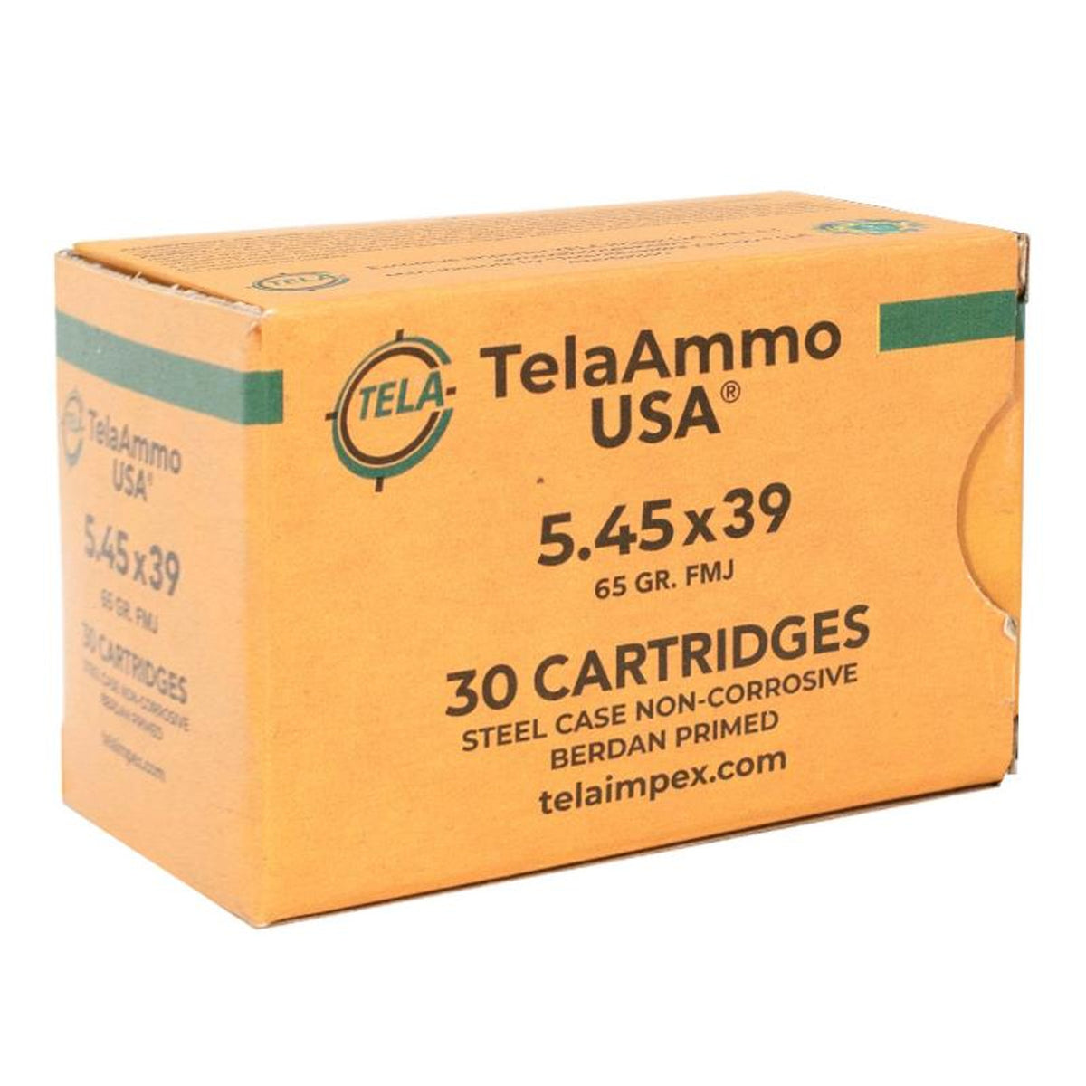 tela 5.45x39 steel ammo 62gr 30 Per Box - 1500/Case