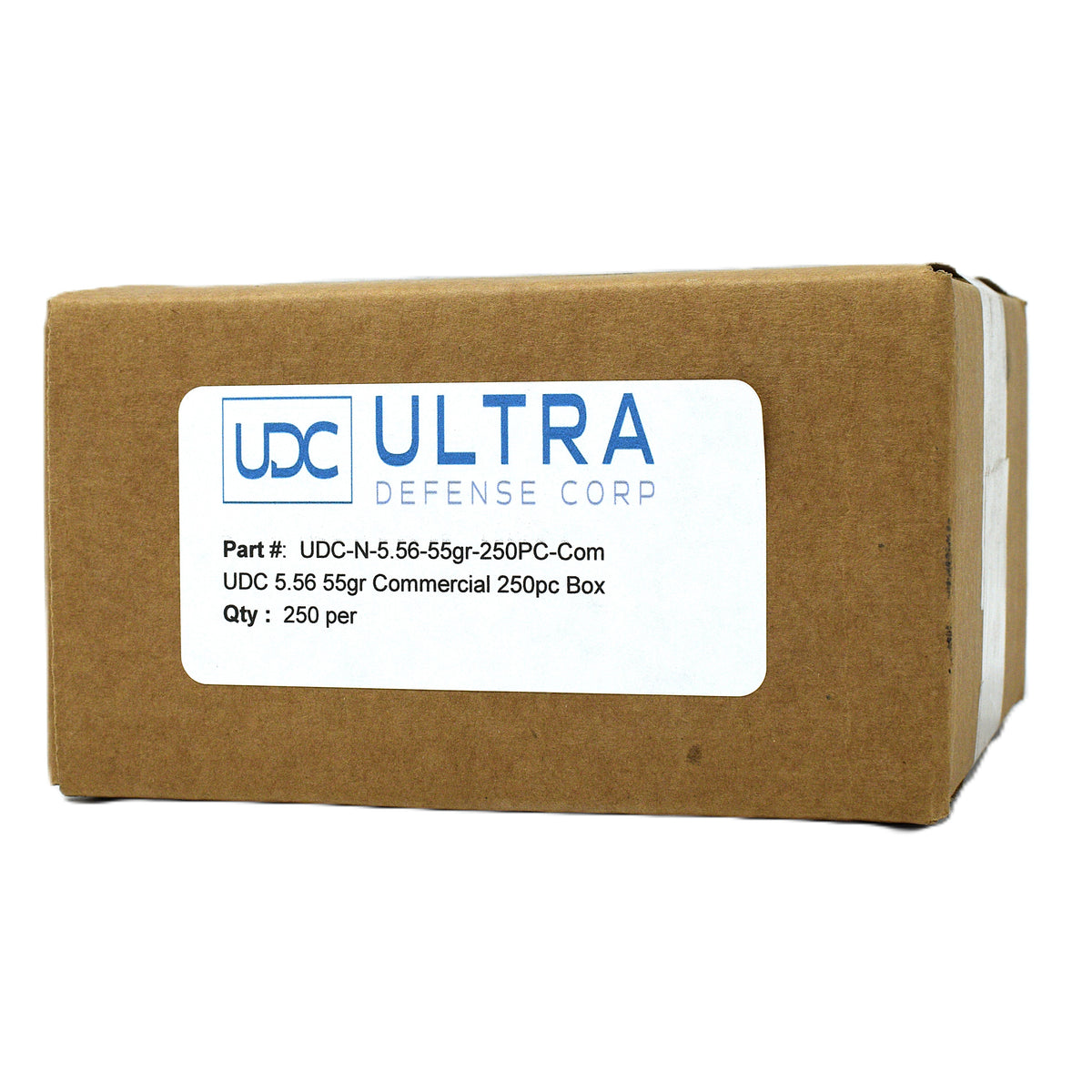 Ultra Defense Corp Premium Range 5.56 M193 55gr FMJ 3250 FPS - 250rd/Box - MADE IN THE USA