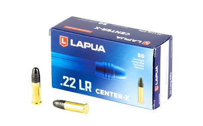 Lapua .22 Long Rifle Center-X Lead Round Nose 40 Grain 50/Box