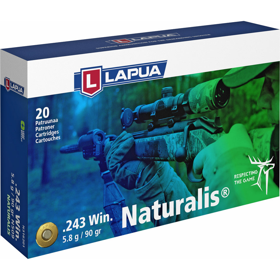 Lapua .243 Winchester  Full Metal Jacket 90 Grain 20/Box