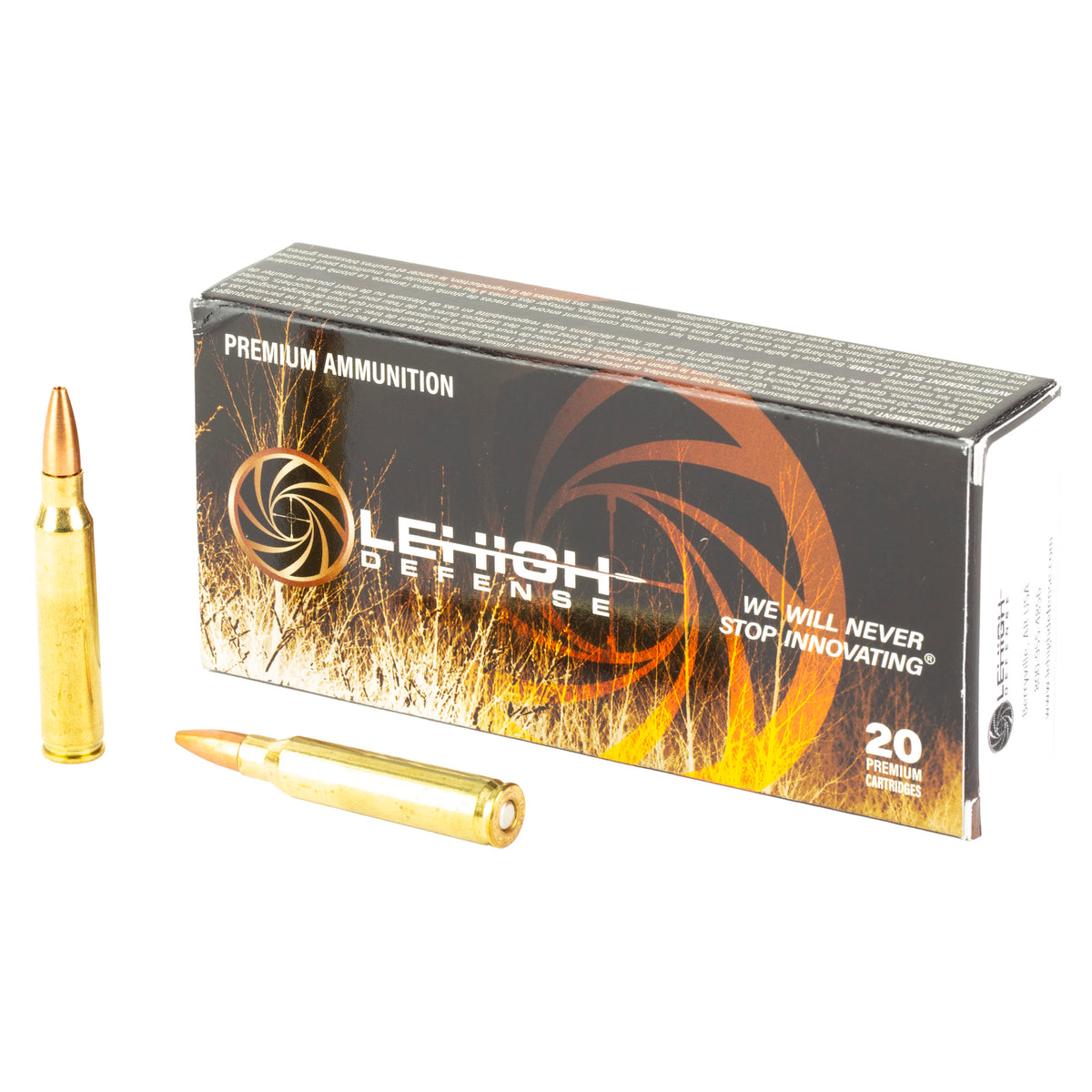 Lehigh Defense .223 Remington Controlled Chaos Boat Tail Hollow Point 55 Grain 20/Box