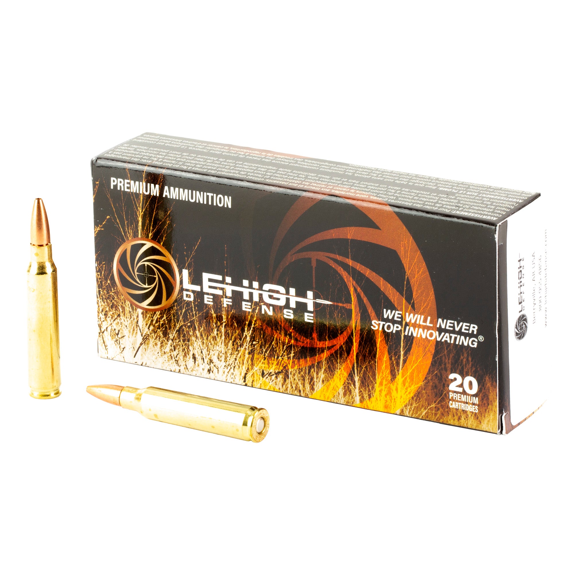 Lehigh Defense .223 Remington Controlled Chaos Boat Tail Hollow Point 62 Grain 20/Box