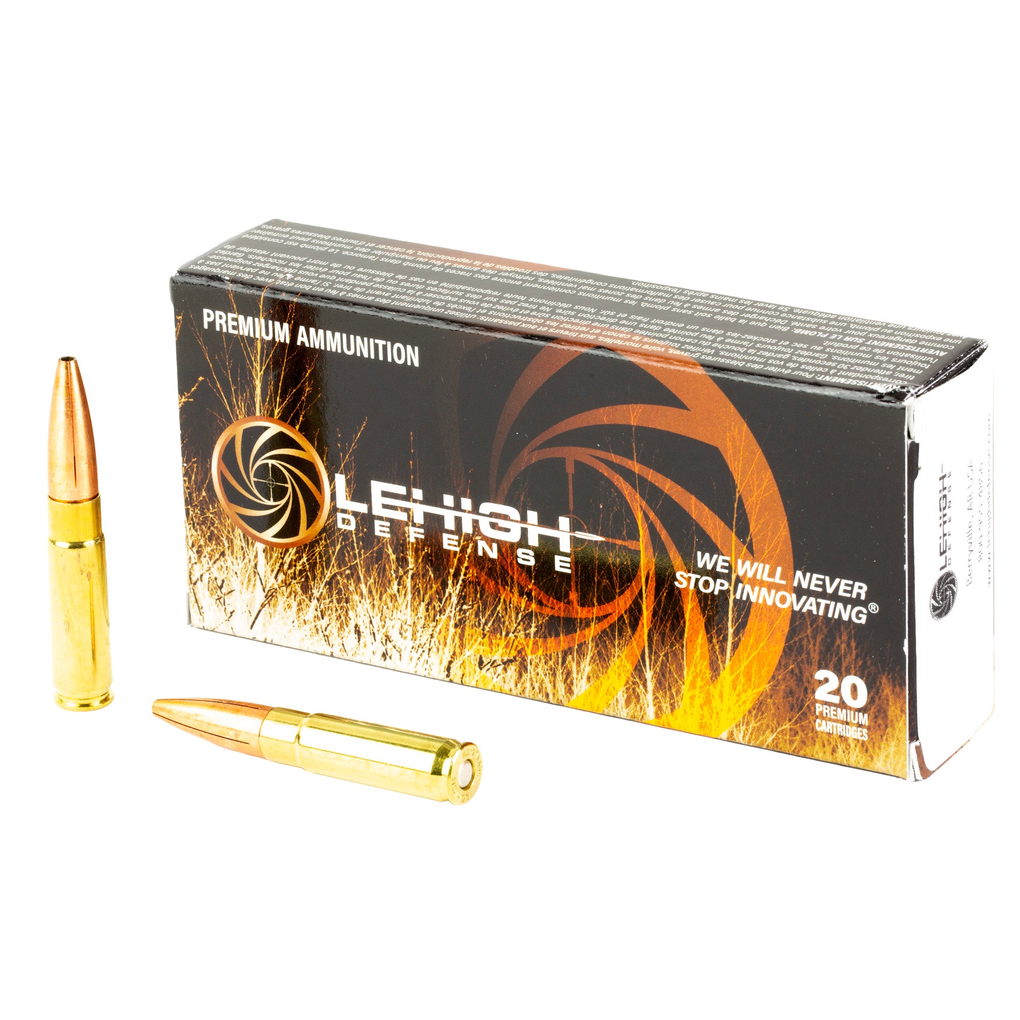 Lehigh Defense .300 AAC Blackout Maximum Expansion Boat Tail Hollow Point 194 Grain 20/Box