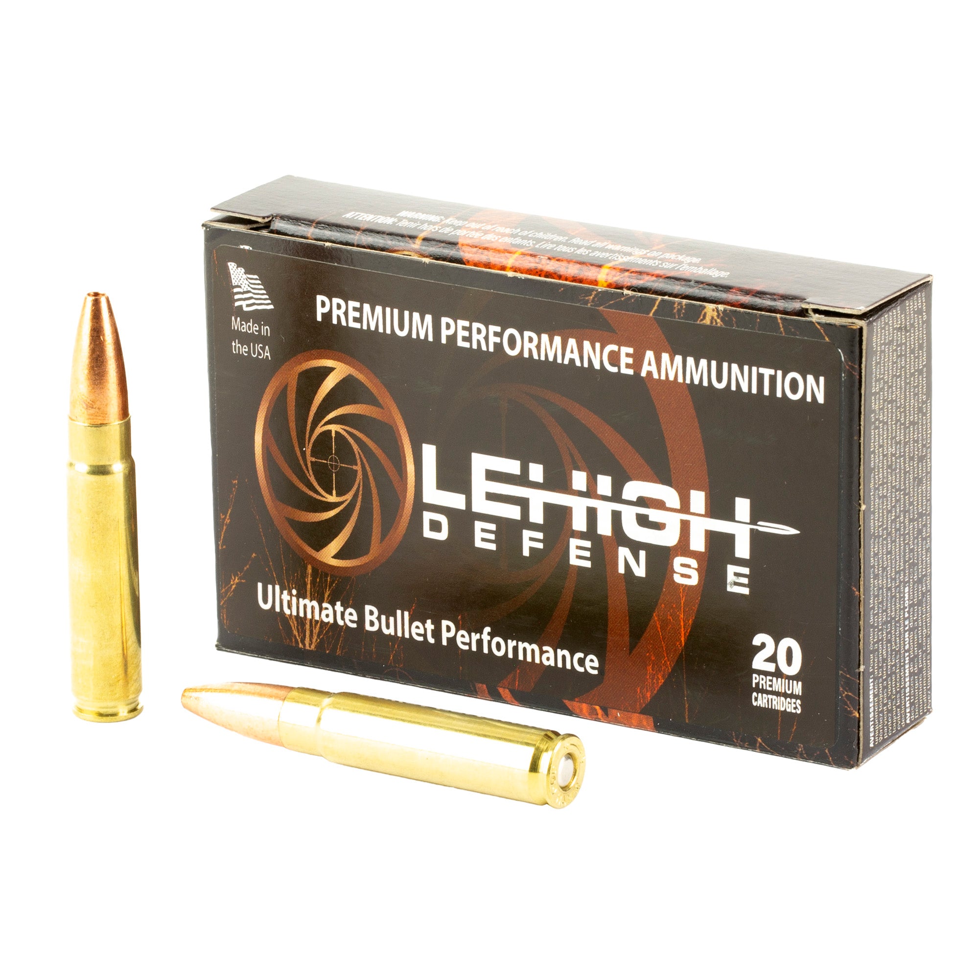 Lehigh Defense .300 HAM'R Lehigh Defense Controlled Chaos Flat Base Hollow Point 125 Grain 20/Box