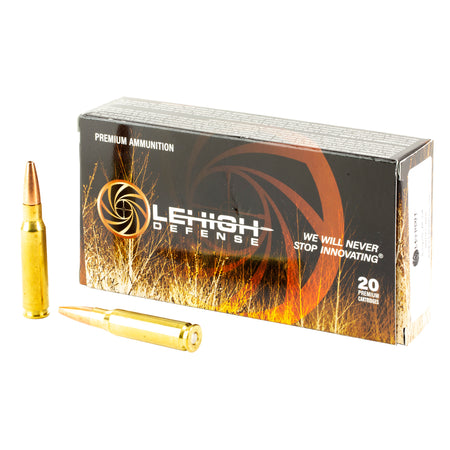 Lehigh Defense .308 Win / 7.62x51mm Controlled Chaos Boat Tail Hollow Point 152 Grain 20/Box