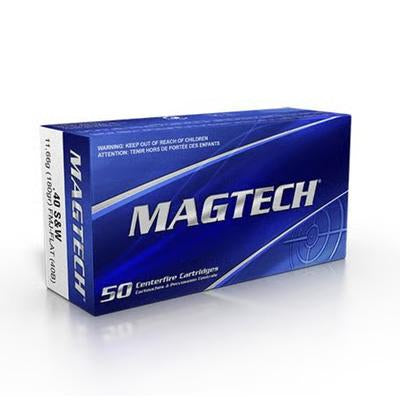 Magtech .40 S&W Sport Shooting Range/Training Full Metal Jacket Flat Nose 180 Grain 1000/Box [Item 10092]