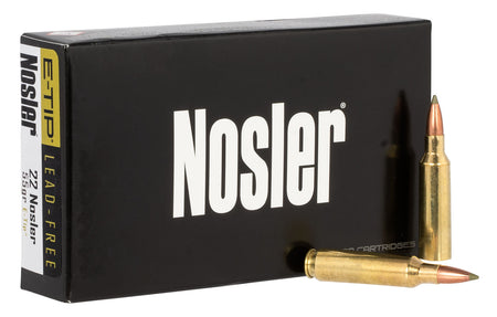 Nosler .22 Nosler Expansion Tip E-Tip Lead-Free 55 Grain 20/Box