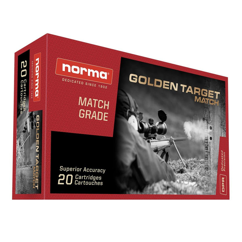 Norma .308 Win / 7.62x51mm Golden Target Match Boat Tail Hollow Point 175 Grain 20/Box