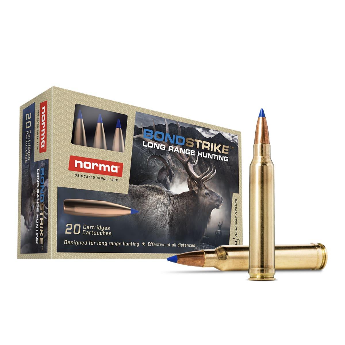 Norma 7mm Remington Mag Dedicated Hunting Bondstrike Bonded Polymer Tip 165 Grain 20/Box