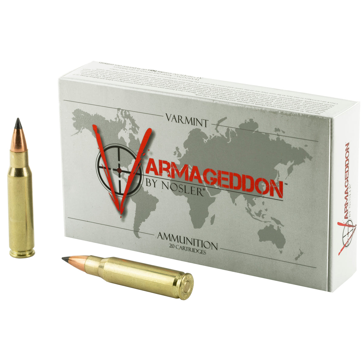 Nosler .308 Win / 7.62x51mm Varmageddon Flat Base Tipped 110 Grain 20/Box