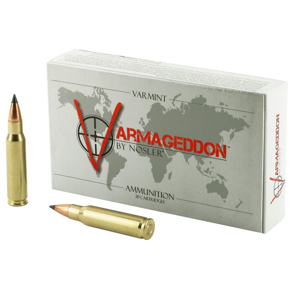 Nosler .308 Win / 7.62x51mm Varmageddon Flat Base Tipped 110 Grain 20/Box