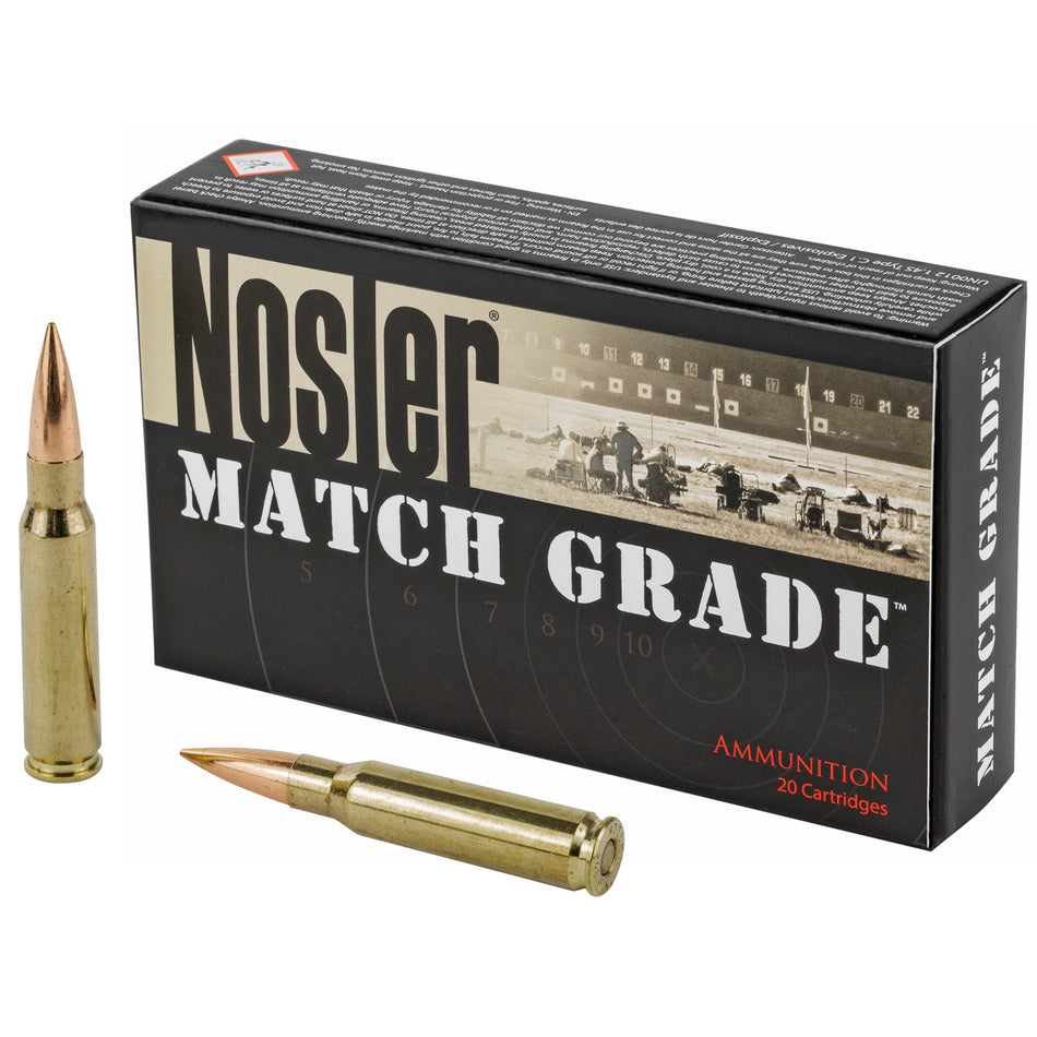 Nosler .308 Win / 7.62x51mm Match Grade RDF Hollow Point Boat Tail 175 Grain 20/Box