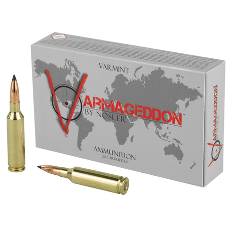 Nosler 6mm Creedmoor Varmageddon Flat Base Tipped 70 Grain 20/Box