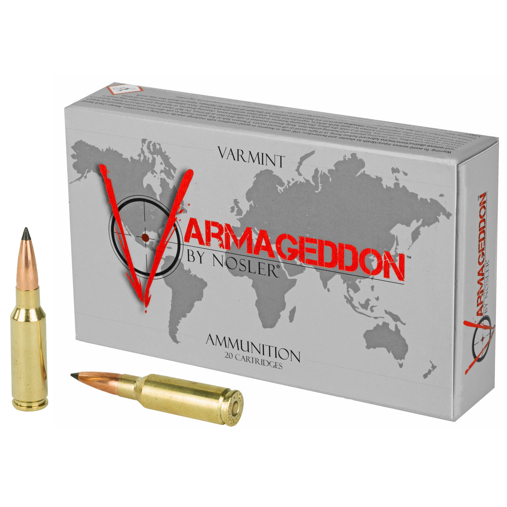 Nosler 6.5mm Grendel Varmageddon Flat Base Tipped 90 Grain 20/Box