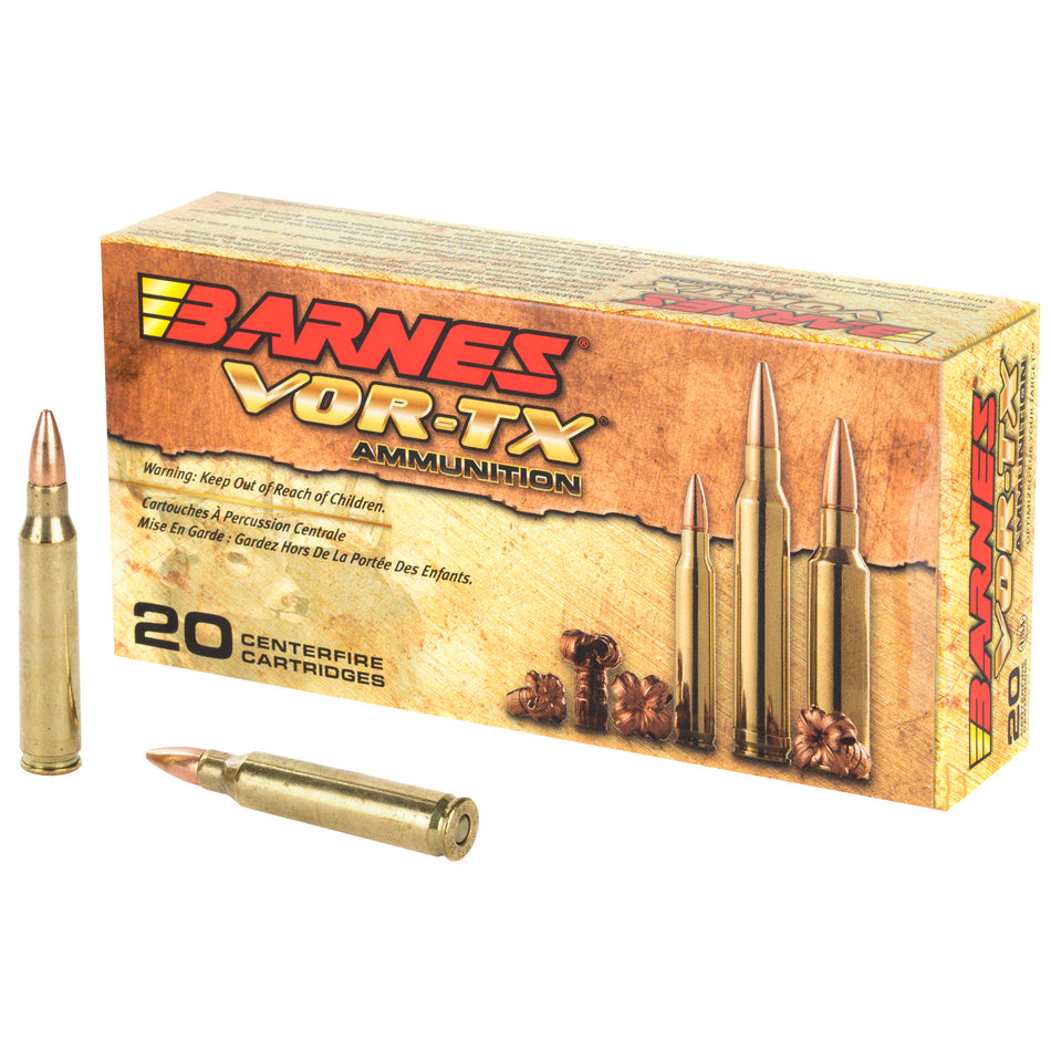 Barnes .223 Remington VOR-TX Barnes TSX Flat Base 55 Grain 20/Box