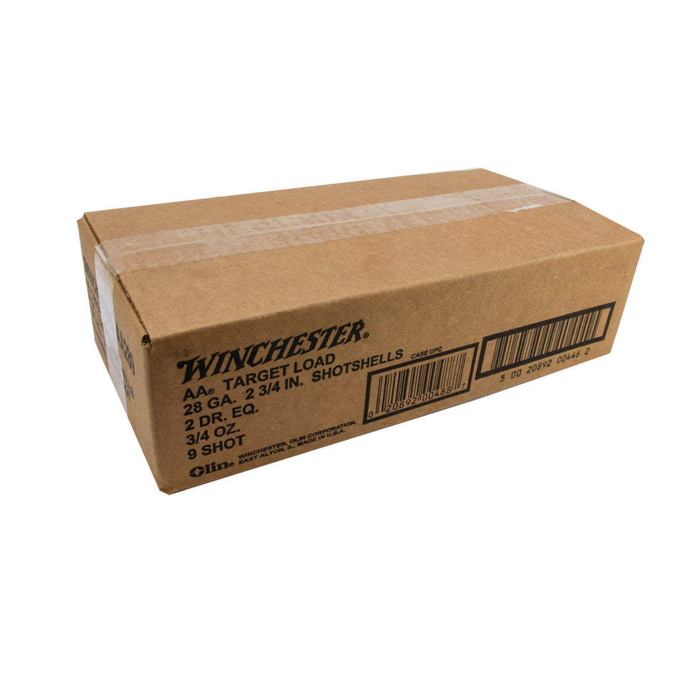 Winchester 28 Gauge AA Target #9 3/4 oz 2.75 in 25/Box [Item 7122] 1200 FPS